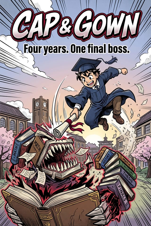 Cap & Gown comic cover