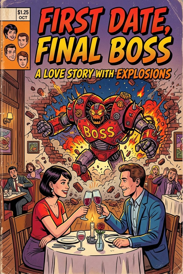 First Date, Final Boss comic cover