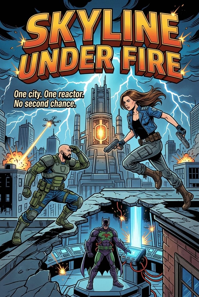 Skyline Under Fire comic cover