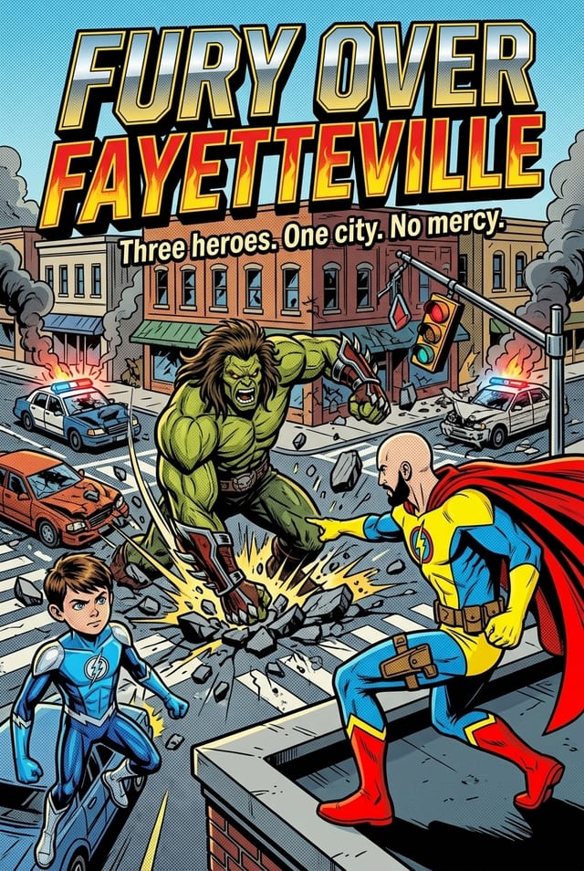 Fury Over Fayetteville comic cover