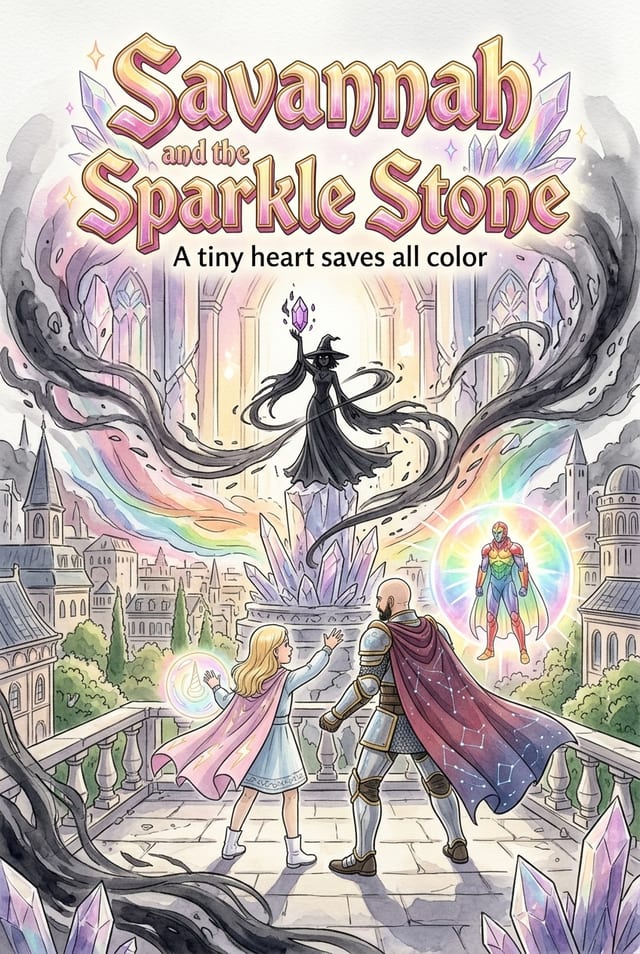 Savannah and the Sparkle Stone comic cover